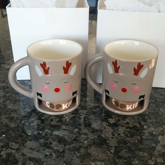 Reindeer Cookie Pocket Mug - The Touring Chocolatier